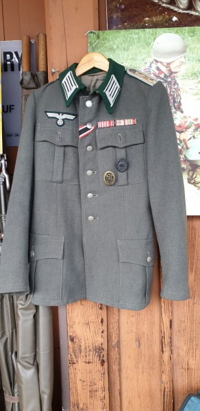 Orginal Wehrmachts Offiziers Uniformjacke Top Zustand