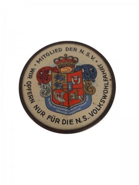 Original 3.Reich Tür Plakette Durchmesser 7,5cm