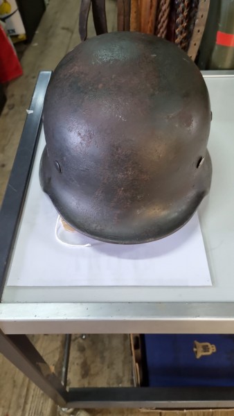 Orginal SS Helm beidseitig Abzeichen