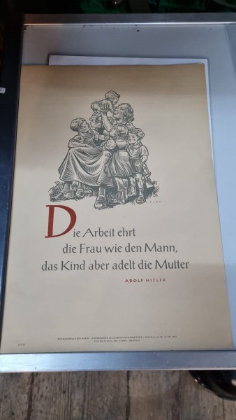 Orginal 3.Reich Plakat 23,5x35 cm