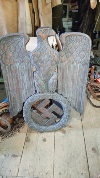 Orginal Reichsadler aus Holz Top Zustand h.97 b. 67cm