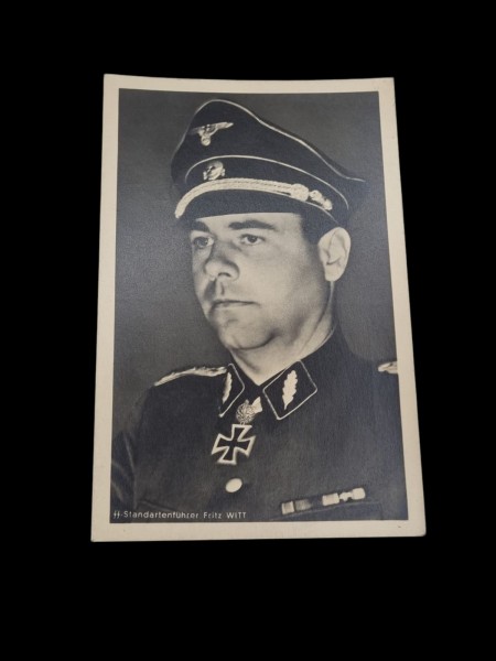 SS-Standartenführer Fritz Witt Postkarte