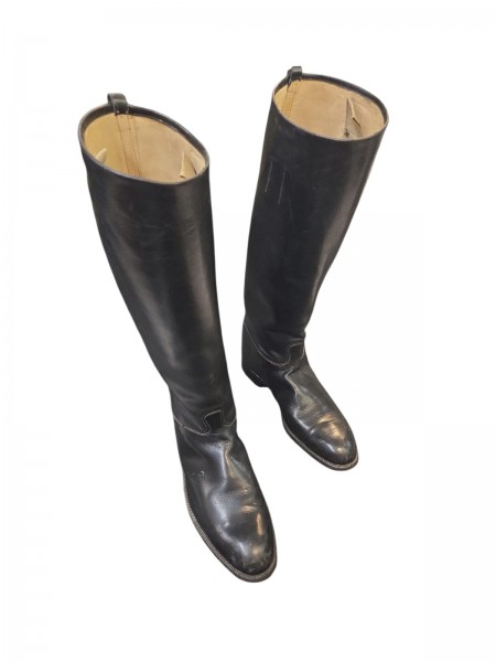 Original Wehrmacht Offiziers Parade Stiefel Top Zustand Gestempelt