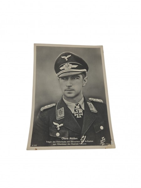 Oberst Mölders Postkarte