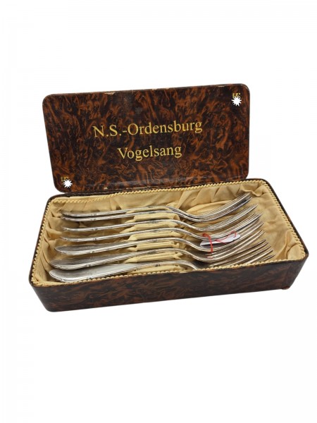 NS- Gabel set in Ordensburg Vogelsang Schatulle