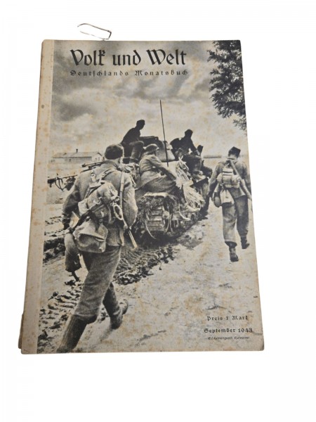 Volk und Welt. Deutschlands Monatsbuch Heft September 1943