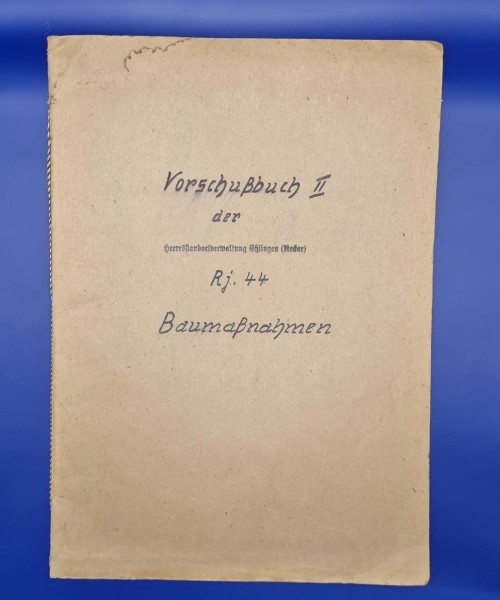 3.Reich Vorschussbuch