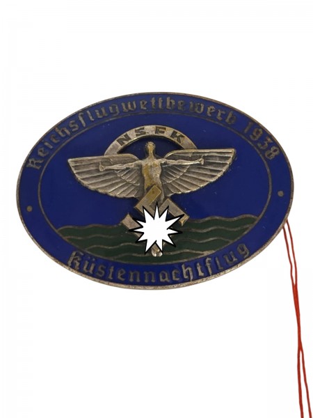 NSFK Reichsflugwettbewerb 1938 Küstennachtflug Teilnehmerabzeichen