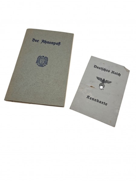 3.Reich Ahnenpass+ gleiche Kennkarte