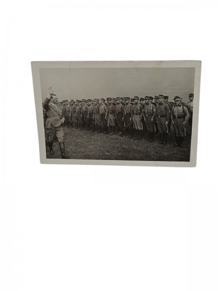 A.Hitler grüsst SA Original postkarte
