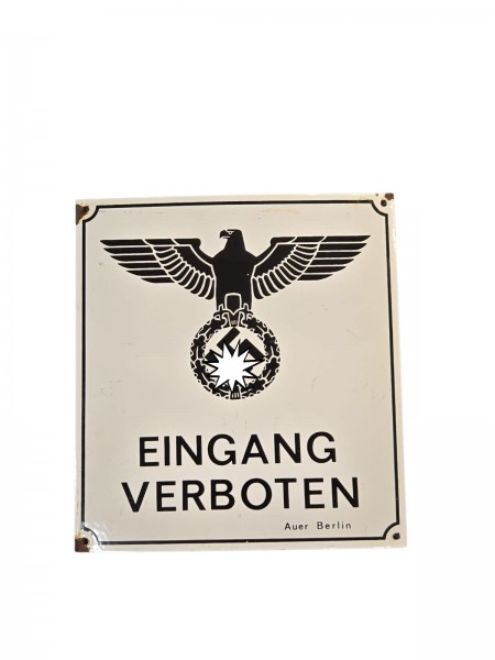 3.Reich Email Tafel Original ca. 32x29cm