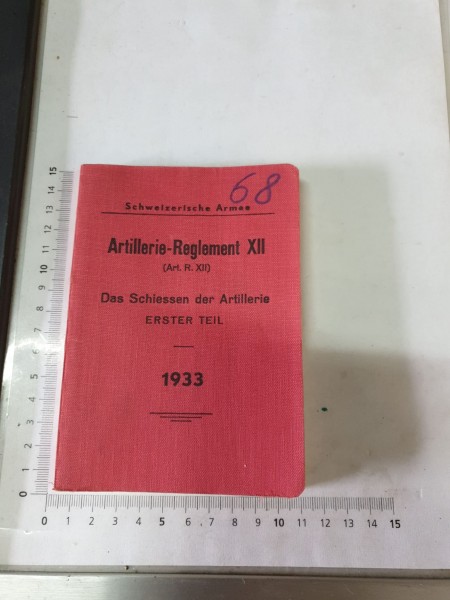 Artillerie Reglement XII CH-Armee