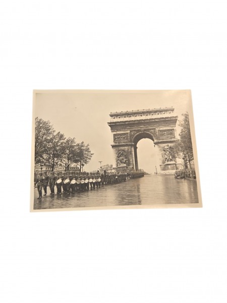 Original Bild Paris SS Polizei Division 24x18cm