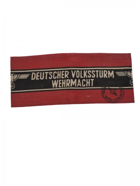 Volkssturm Armbinde Original Ungetragen