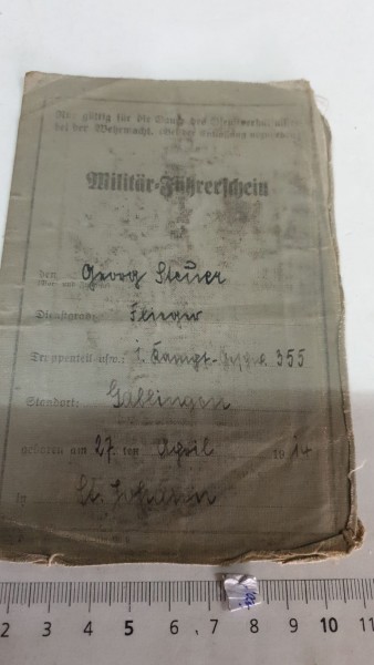 Flieger Führerschein mit Fotos 3.Reich