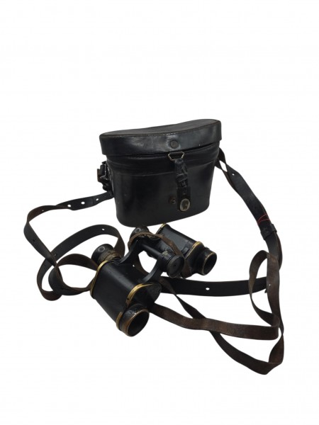 Wehrmacht Dienstglas+ Etui Beschriftung geschliffen