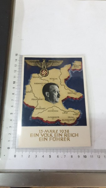 Postkarte Adolf Hitler 1938