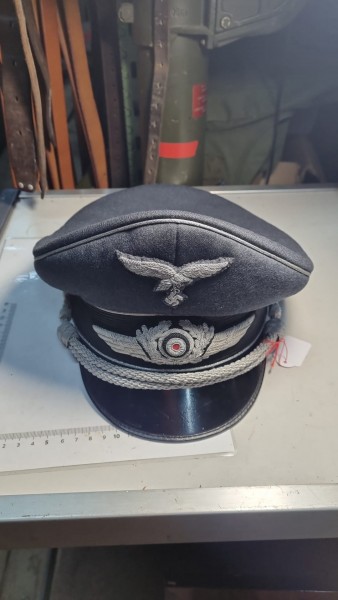 Original Luftwaffen Offiziers Mütze Top Zustand