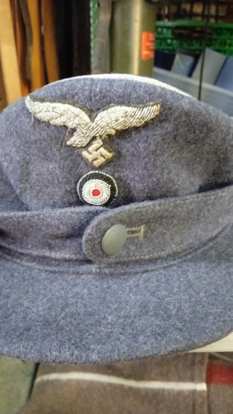 Original Offiziers Luftwaffen Feldmütze