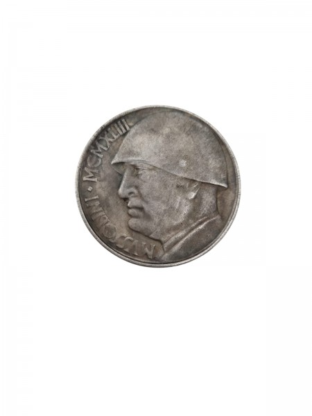 Mussolini Münze Silber