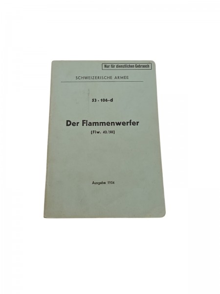 CH-Armee Der Flammenwerfer 42/50
