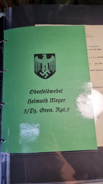 Konvolut Oberfeldwebel Maier Urkunde Komplett