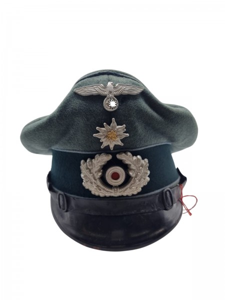 Original Gebirgsjäger Unteroffiziersmütze Transport Top Zustand