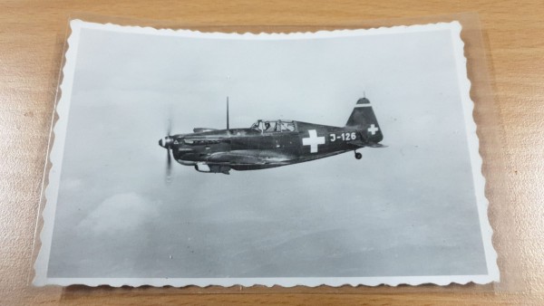 Postkarte CH-Luftwaffe Morane