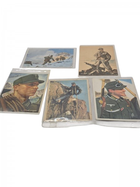 Konvolut 9 Postkarten Gebirgsjäger