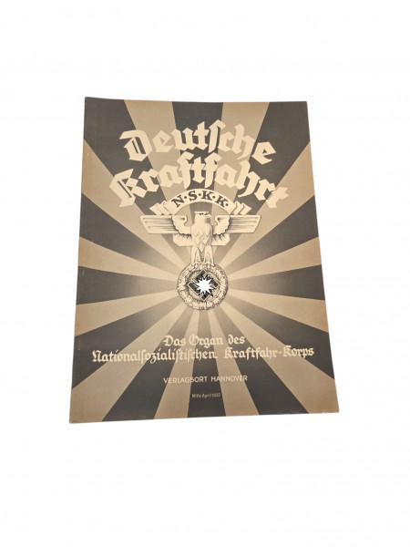Deutsche Kraftfahrt, Zeitschrift des NSKK Mitte April 1937
