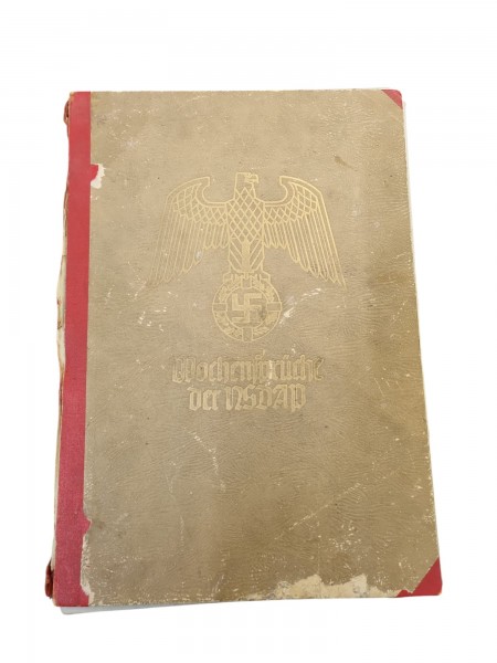 Original 87 Blätter der Wochensprüche der NSDAP Komplette Mappe