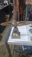 Original 3 Reich Messing Adler H.22cm L 28cm Original 3 Reich Messing Adler H.22cm L 28cm