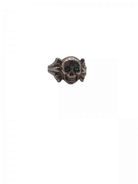 Totenkopf Ring aus der Zeit Silber