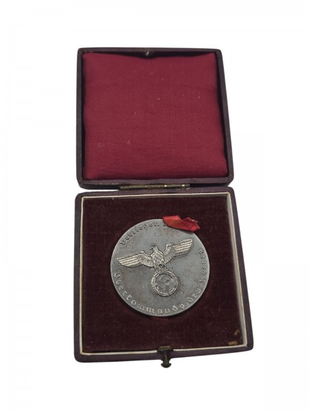 Wehrmacht Nichttragbare Verdienstmedaille "Für Verdienste um das Deutschen Hundewesen" im Etui