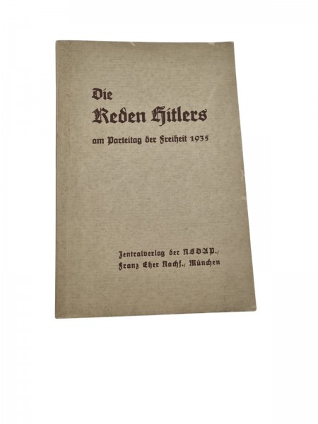 Buch- Die Reden Hitlers Parteitag 1935