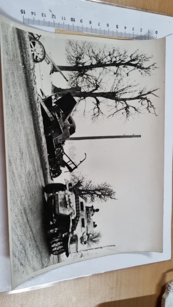 Orginal Kriegsberichter Panzer Bild beschriftet