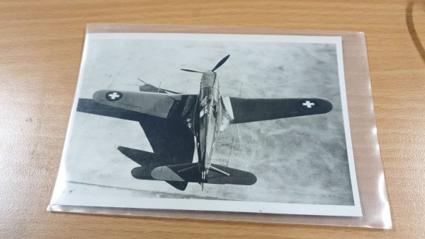 Postkarte CH-Luftwaffe Morane 3800