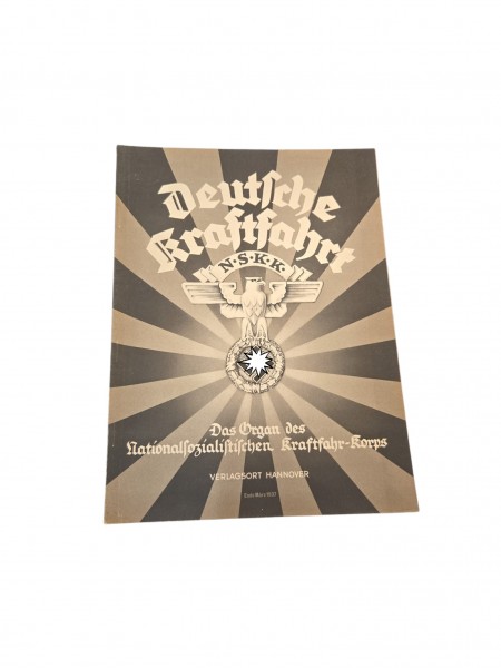 Deutsche Kraftfahrt, Zeitschrift des NSKK Ende März 1937