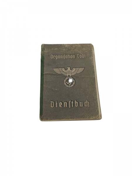 Organisation Todt Dienstbuch