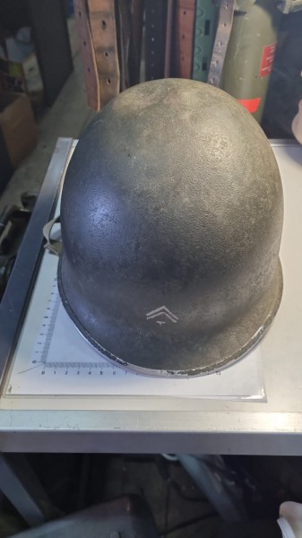 Original US 2 Weltkrieg Helm Korporal
