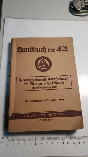 Original SA Handbuch Top Zustand selten