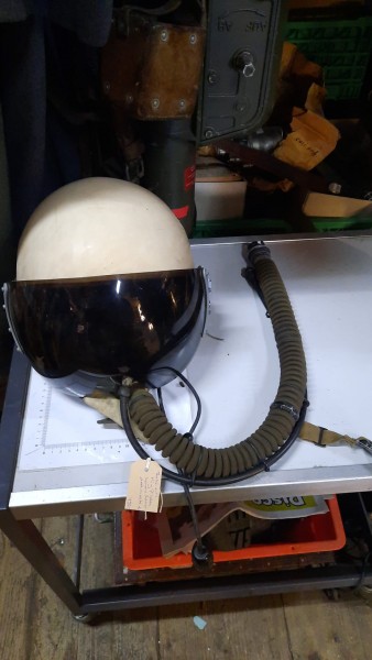 Russisch MIG Pilotenhelm mit Sauerstoffmaske