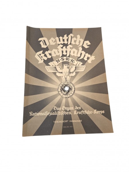 Deutsche Kraftfahrt, Zeitschrift des NSKK Mitte Okt.1937