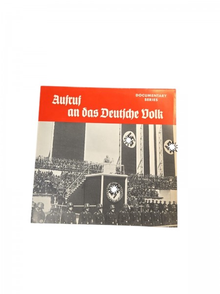 Aufruf an das Deutschen Volk Teil 1+2 Schallplatte