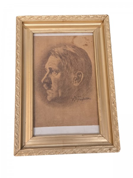 A.Hitler Bild ca.45x30cm