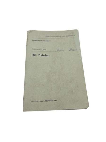 Die Pistole Reglement