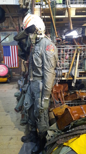 Orginal US-Flugzeugträger Pilotenjacke und Hose