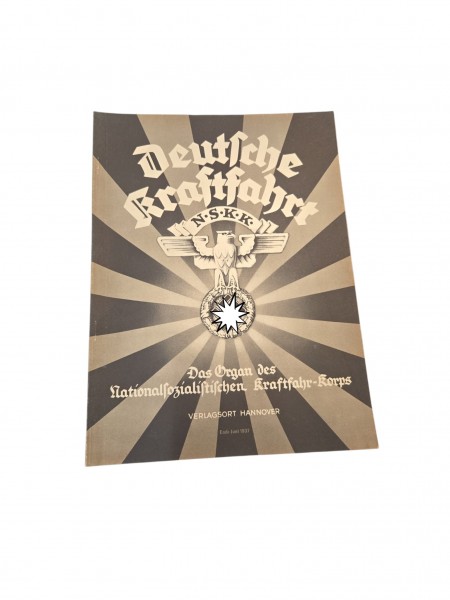 Deutsche Kraftfahrt, Zeitschrift des NSKK Ende Juni 1937