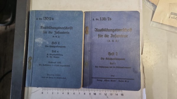 1936 Ausbildungs vorschriften Infanterie.