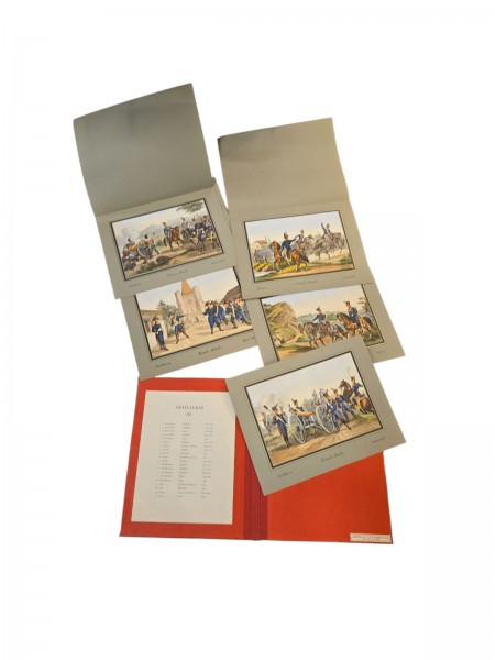 CH-Armee 5 Bilder mit Mappe